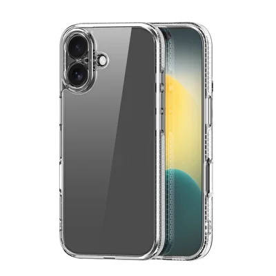 For iPhone 17 Clear Phone Case DUX DUCIS Clin Series TPU + PC Anti-drop Back Cover - Clear