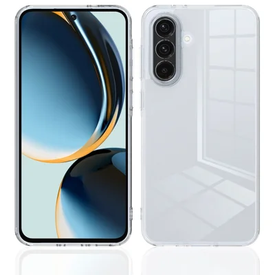 For Samsung Galaxy M17 5G / F17 5G / A18 4G / A18 5G / A17 5G / A17 4G Clear Phone Case TPU+Acrylic Shockproof Phone Back Cover - Clear