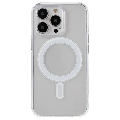 WANLONFENG For iPhone 11 Pro Max Clear Case Compatible with MagSafe  LM2 Series Phone Cover (Big Lens Hole) - Transparent