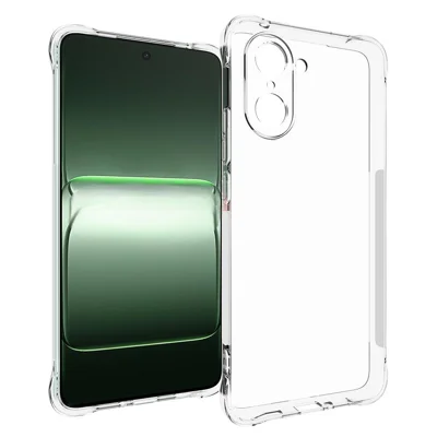 Voor OnePlus Nord CE5 5G / Ace 5 Racing 5G Transparant TPU-hoesje WANLONFENG TM-serie 2,0 mm Telefoonachterkant - Transparant