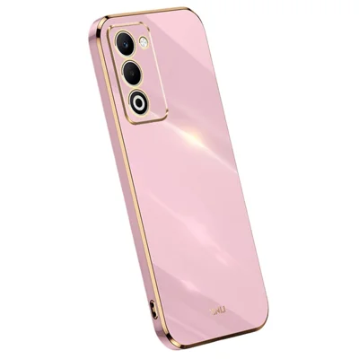 XINLI For Oppo A5 5G  /  4G Case TPU Phone Cover with Electroplating Frame - Purple