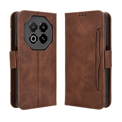 Leerhoes voor Meizu Note 16 met portemonnee en meerdere kaartslots - Bruin