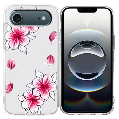 For iPhone Air Case Soft TPU Pattern Printing Phone Cover - Sakura