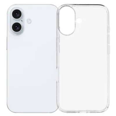 For iPhone 17 Case HD Clear Soft TPU Telefoonhoesje Airbag Bescherming