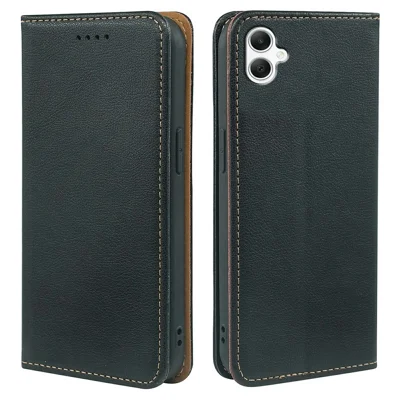 For Samsung Galaxy A08 5G / A08 4G / A07 4G / A07s 4G Case Wallet RFID Blocking Leather Phone Cover Strong Magnetic Closure - Black