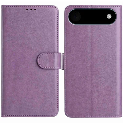 Portemonnee telefoonhoesje met standaard voor iPhone Air PU-leer folio fliphoes met 8 kaartvakken - Paars
