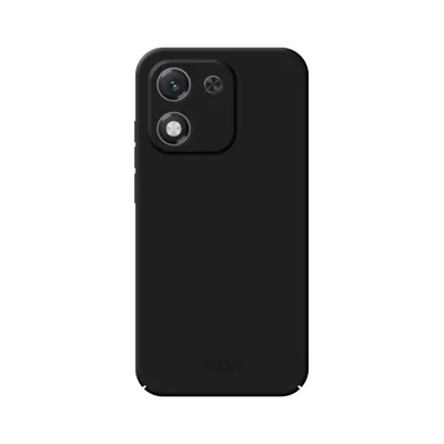Til Honor X70i Telefonbeskyttelse MOFI JK Qin Serie Hudvenlig Matte Noteløs Bagside - Sort
