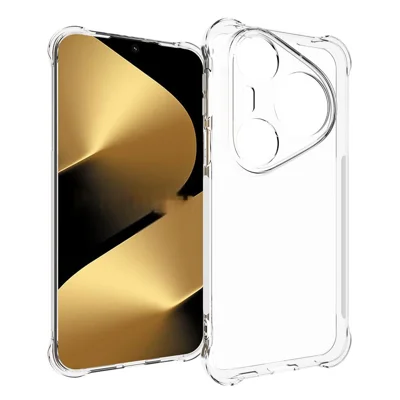 WANLONFENG For Huawei Pura 80 Ultra Clear TPU Case  TM Series 2.0mm Phone Back Cover - Transparent
