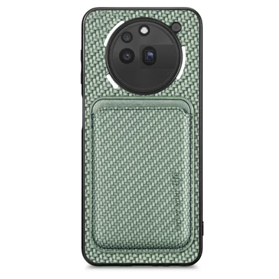 For Nothing Phone (3a) Pro Case Magnetic Detachable Card Holder Phone Back Cover - Green