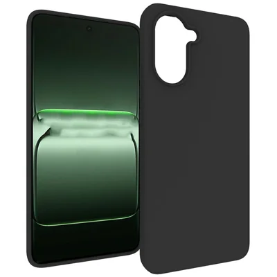 For OnePlus Nord CE5 5G / Ace 5 Racing 5G Case Soft Matte Back TPU Black Phone Cover (Large Cutout)