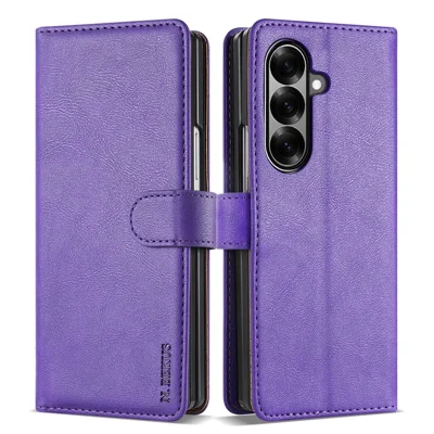 N.BEKUS CSJ-001 til Samsung Galaxy Z Fold7 5G standtaske i PU-læder wallettelebeskyttelse - Lilla