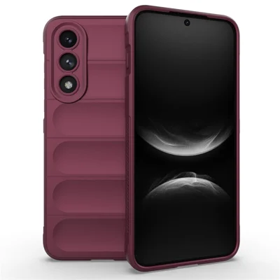 For OnePlus Ace 5 Ultra 5G  /  Nord 5 5G Case Anti-Drop Soft TPU Rugged Phone Back Cover - Wine Red