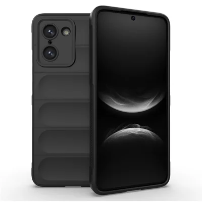 For OnePlus Nord CE5 5G / Ace 5 Racing 5G Case Anti-Drop Soft TPU Rugged Phone Back Cover - Black