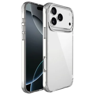 For iPhone 18 Pro Max / 17 Pro Max Case PC + TPU Dropproof Transparent Phone Cover