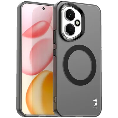 IMAK For Honor 400 5G (Global) Magnetic Case PC + TPU Protective Phone Back Cover - Black