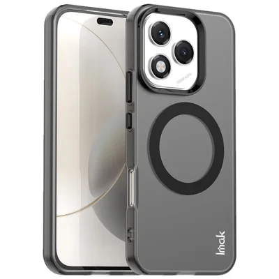 IMAK för Honor 400 Lite 5G skal kompatibelt med MagSafe PC + TPU skyddande mobilbaklås - Svart