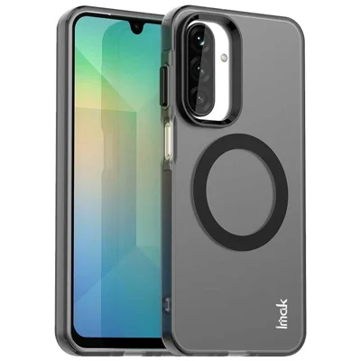 IMAK For Samsung Galaxy A17 5G / A17 4G Magnetic Case PC + TPU Protective Phone Back Cover - Black