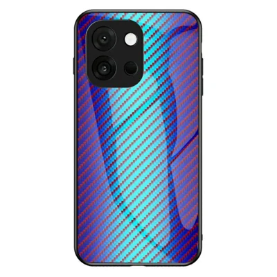 For OnePlus 13T 5G Case Tempered Glass Shockproof Phone Cover - Blue Fiber