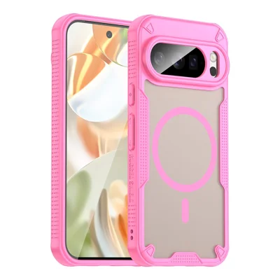 Bulk Purchasing For Google Pixel 10 Pro Magnetic Case TPU + PC Phone Back Cover - Pink