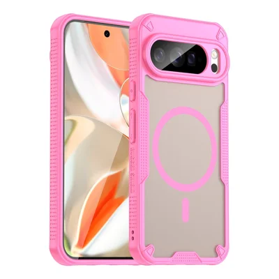 Bulk Purchasing For Google Pixel 10 Pro XL Magnetic Case TPU + PC Phone Back Cover - Pink