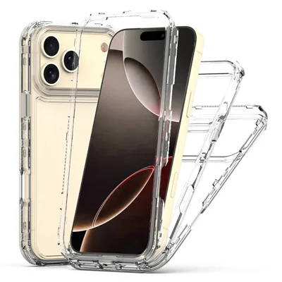 For iPhone 18 Pro Max / 17 Pro Max Phone Case Acrylic TPU Clear Mobile Cover