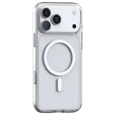 TORRAS Guardian-Mag Series For iPhone 17 Pro Case Magnetic Matte PC + TPU Phone Cover - Transparent