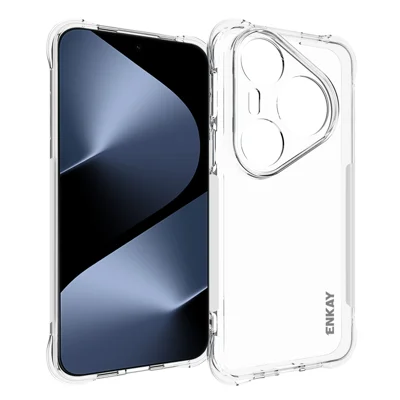 ENKAY HAT PRINCE For Huawei Pura 80 Pro+ / Huawei Pura 80 Pro Clear Phone Case   Shockproof Anti-slip TPU Cover - Transparent