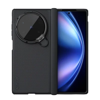 NILLKIN Super Frosted Shield Prop For vivo X Fold5 5G Case Clear Lens Lid Kickstand Phone Cover