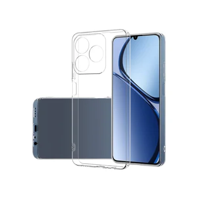 For Realme Note 60 Back Cover Ultra Thin Flexible TPU Clear Phone Case