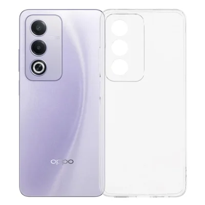 For Oppo A80 5G / A3 Pro (India) 5G Back Cover Ultra Thin Flexible TPU Clear Phone Case