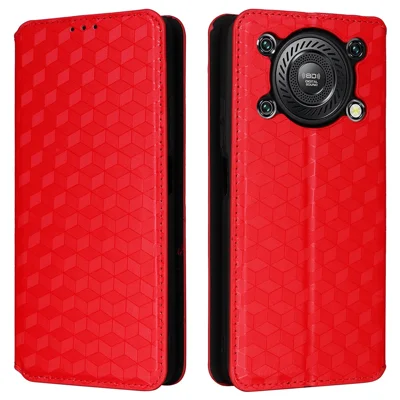 Coque FOXDOCK pour Oukitel WP18 Fermeture Magnétique Vintage PU