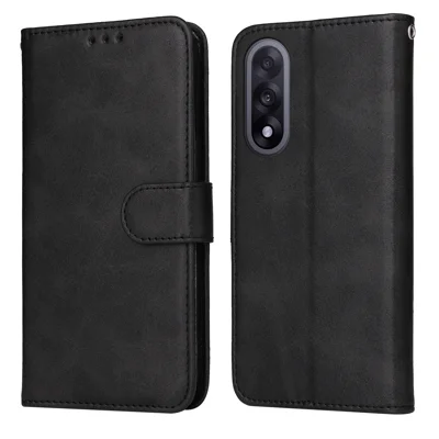 For OnePlus Ace 5 Ultra 5G / OnePlus Nord 5 5G Case Wallet PU Leather Folio Flip Phone Cover - Black