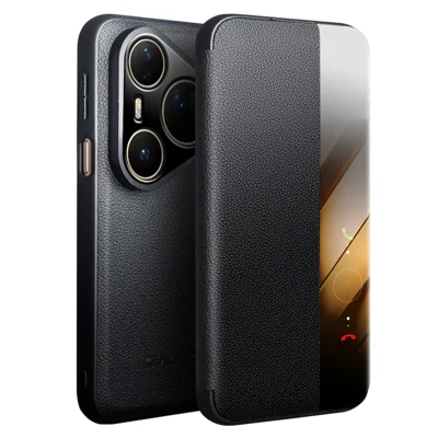 HualuBro Leren Portemonnee Hoes Voor Wiko Y80 - Retro Flip Case Met Kaartsleuven En Standfunctie