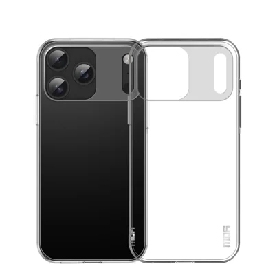 MOFI For iPhone 18 Pro Max / 17 Pro Max Clear Phone Case Ultra-Thin TPU Phone Back Cover - Transparent