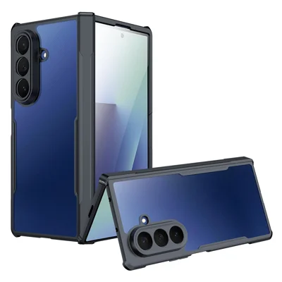 XUNDD For Samsung Galaxy Z Fold7 5G Case TPU + Acrylic Phone Cover with Front Screen Protector