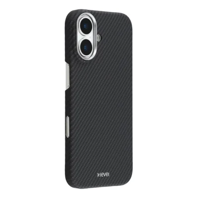 X-LEVEL For iPhone 17 Case Carbon Fiber Texture Hard PC Phone Cover Anti Shock