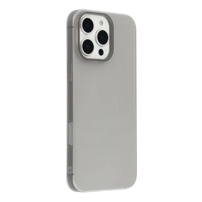X-LEVEL For iPhone 16 Pro Max Case Scratch Resistant Slim PC Phone Back Cover - Transparent Black