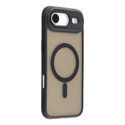 Til iPhone Air Case Kompatibel med MagSafe Hudfølelses PC + TPU Telefonbeskyttelse - Blå - Sort
