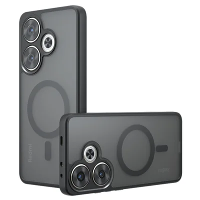 Magnetic Case for Xiaomi Poco F6 5G  /  Turbo 3 5G Matte Skin Touch Phone Cover