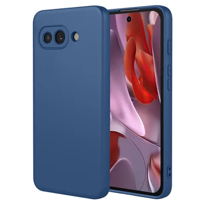 For Google Pixel 9a Case Soft TPU Shockproof Protective Phone Cover - Blue