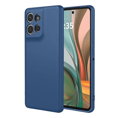 For Motorola Moto G75 5G Case Blød TPU Stødfast Beskyttende Telefondæksel - Blå