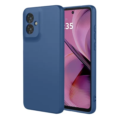 For Motorola Moto G55 5G Case Zacht TPU Stootvaste Beschermlaag - Blauw