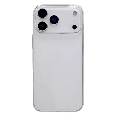 For iPhone 17 Pro Max Crystal Clear Case Shockproof Hard PC Phone Back Cover - Transparent