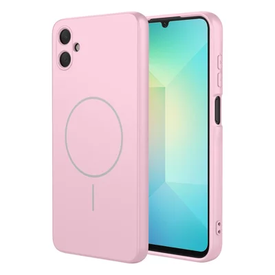 Bulk Purchasing For Samsung Galaxy A06 4G Magnetic Case Soft TPU Phone Back Cover - Pink