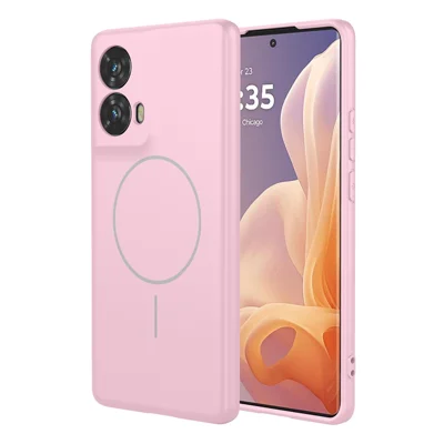Bulk Purchasing For Motorola Edge 50 Fusion 5G Magnetic Case Soft TPU Phone Back Cover - Pink