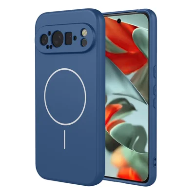 Bulk Purchasing For Google Pixel 9 Pro Magnetic Case Soft TPU Phone Back Cover - Blue