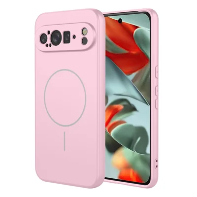 Bulk Purchasing For Google Pixel 9 Pro XL Magnetic Case Soft TPU Phone Back Cover - Pink