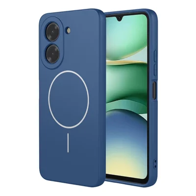 Bulk Purchasing For Xiaomi Redmi A5 4G (171.7mm) / Poco C71 4G Magnetic Case Soft TPU Phone Back Cover - Blue