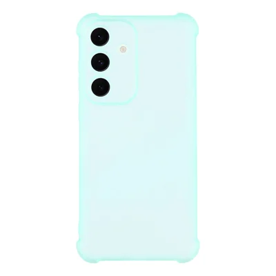 For Samsung Galaxy S24 Case Skin Touch Matte TPU Phone Back Cover Precise Cutouts - Transparent Green