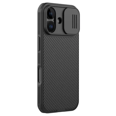 NILLKIN Camshield Pro Series for iPhone 17 Case PC + TPU Phone Cover with Camera Slider - Black